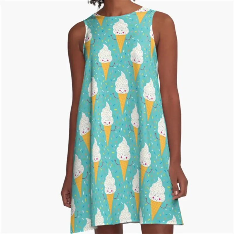 

Fashion Women summer dresse inner Peace blue Printed A-Line Boho Dress for women harajuku Sexy ladies mini short beach dress