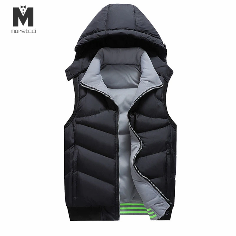 Жилет мужской новый стильный 2019 осенний теплый жилет без рукавов зимний Модные