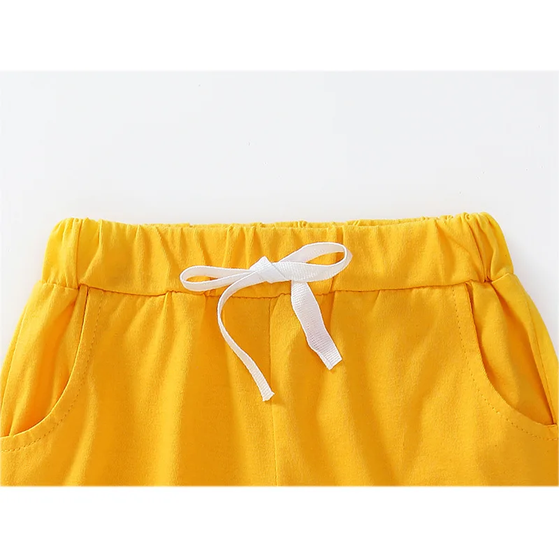 Летние детские шорты Детские пляжные штаны Хлопковая одежда для мальчиков и