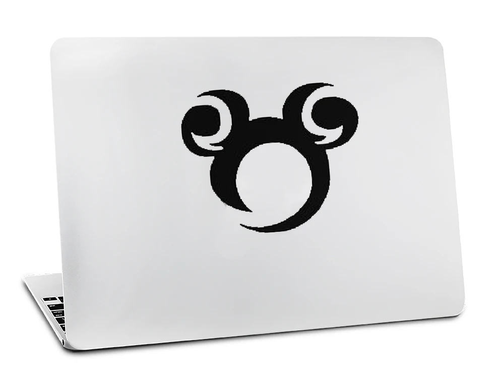 M3019 Крылья угол для логотипа для Apple Наклейка для Macbook Skin Air 11 13 Pro 13 15 retina компьютер ноутбук виниловая Adesivo наклейка - Цвет: M3019