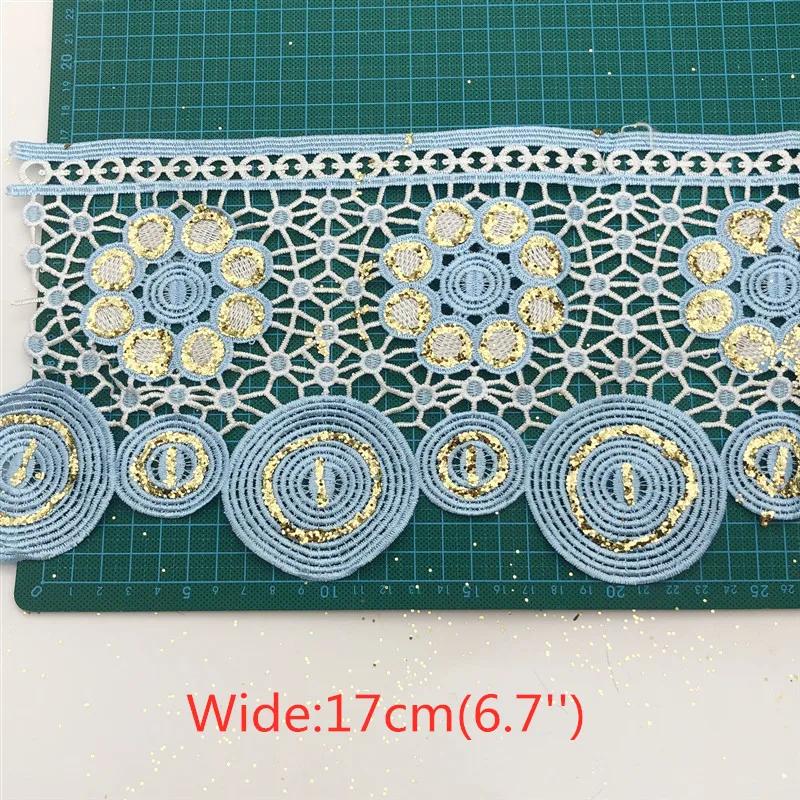 Кружевная лента с цветочной вышивкой для детей 5 ярдов | Дом и сад