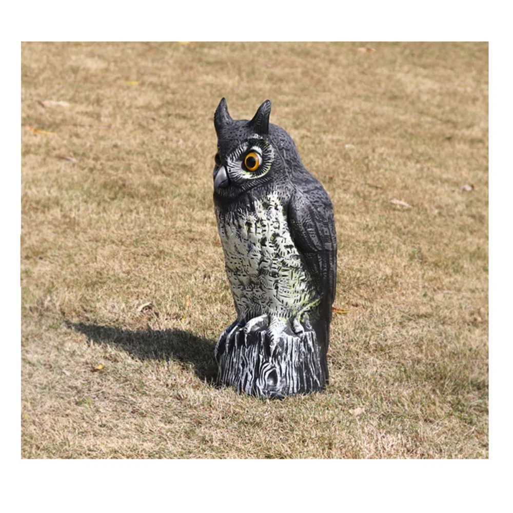 

Simulation Owl Decoy Scarecrow Owl Repeller Pest Deterrent Garden Decor for Deterring Birds Squirrels Mice