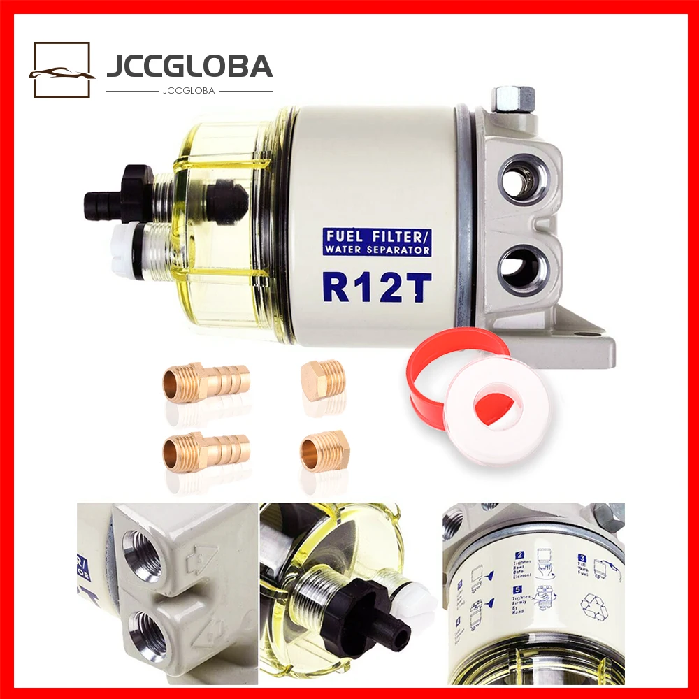 Фильтр для топливного/водяного сепаратора R12T морской вращающийся фильтр
