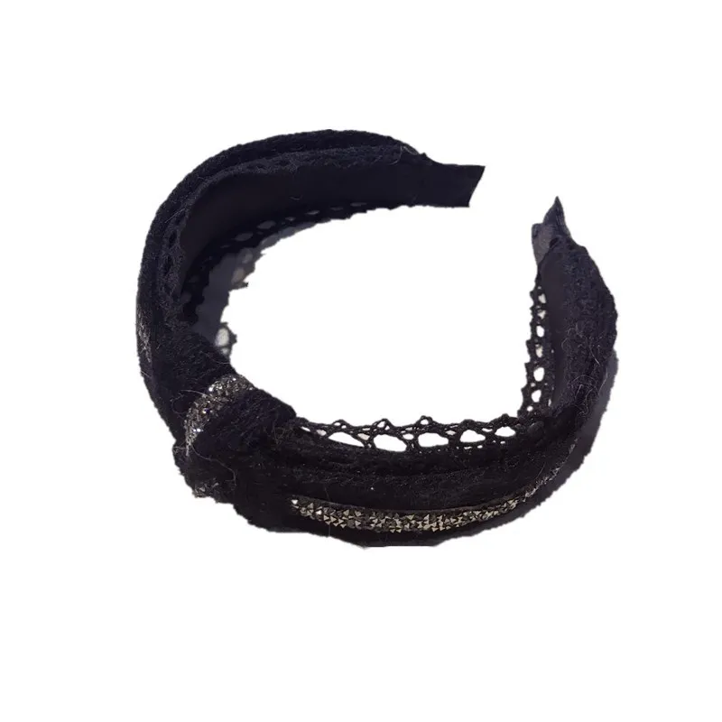 

Fashion Korean Wool Lace Hollow Autumn Hairbands Winter Women Headband Knot Turban Girls Headbands Headwear Hair Accessories