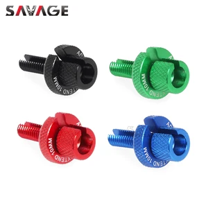 Clutch Cable Wire Adjuster For SUZUKI DRZ400 SM/S/E V-STROM 650 GSF 600 BANDIT GSR 750 GSX-S SFV SV GSX650F Motorcycle M8 Screws