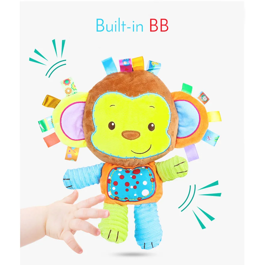 Детские погремушки детские плюшевые обучающие игрушки для детей|Мягкие