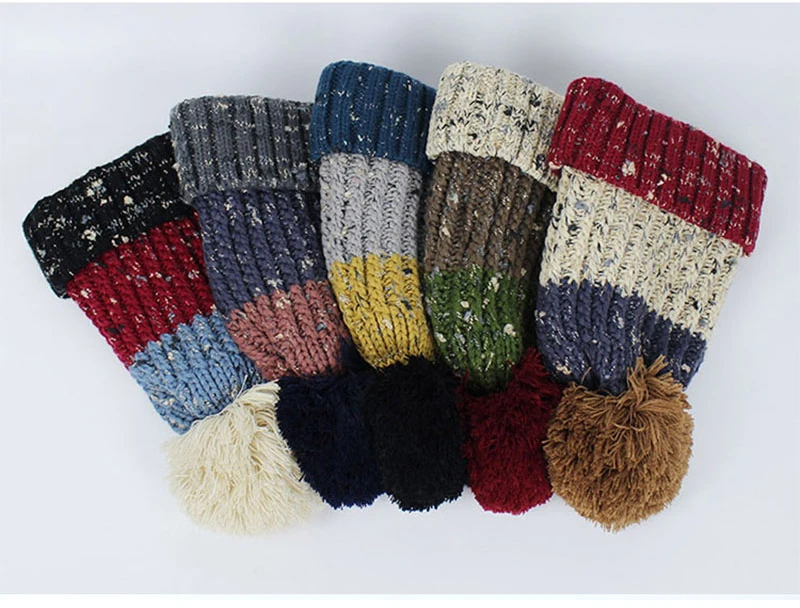 Повседневная шерстяная вязаная шапка Skullies Beanies, зимние теплые крутые шапки, женская уличная шапка, осенняя женская шапка, лыжная шапка, новинка