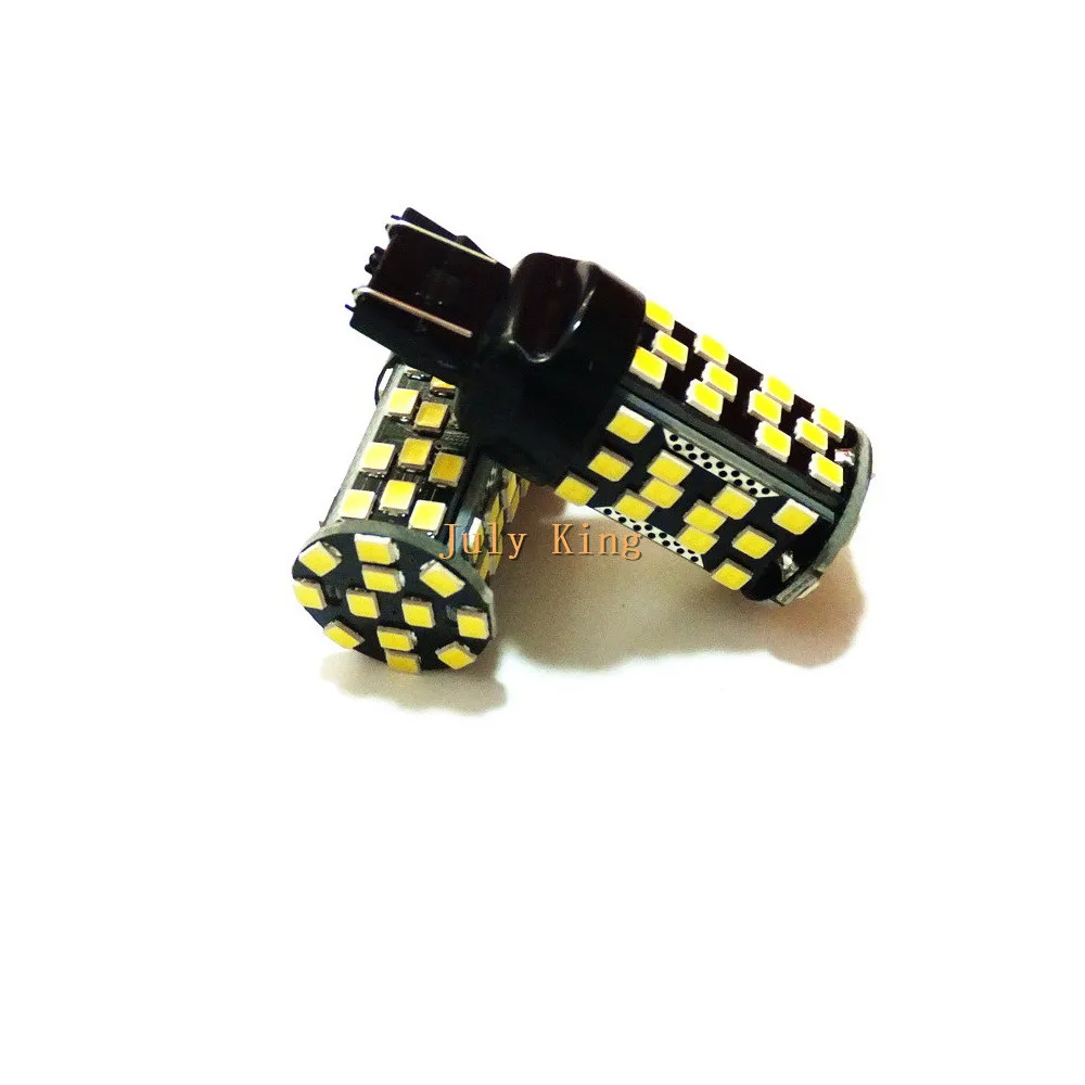 July King 2 пары 60 Светодиодный s 2835SMD 900LM 6000K Белый T20 Светодиодные Габаритные огни DRL