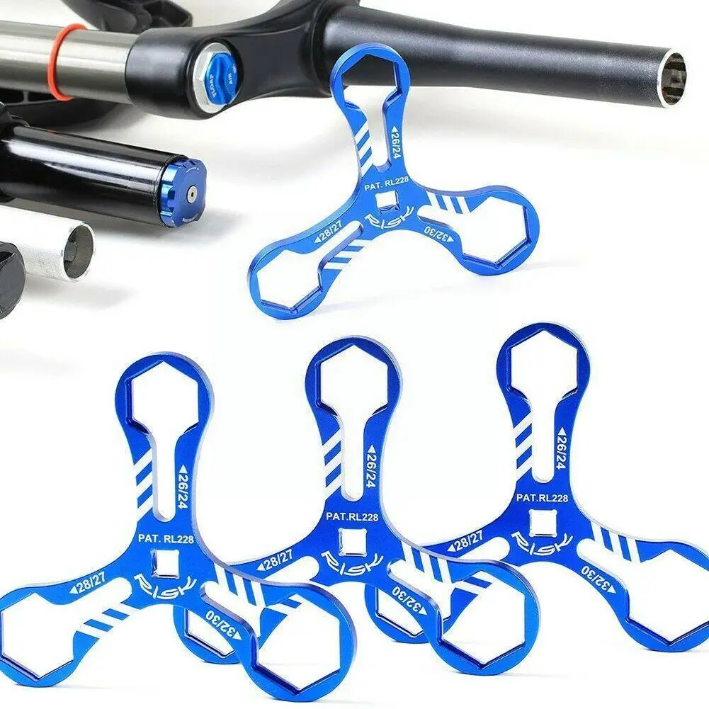 

Risk 24/26/27/28/30/32mm Mtb Bike Shock Absorber Front Tool Removal Shoulder Wrench Installation Bicycle Bike Tools Fork Re W6k2