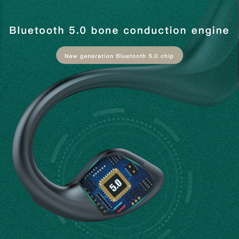 

New Fashion Bone Conduction Bluetooth 5.0 Headset Z10 Wireless Earphone Outdoor Sport Headset With Microphone Handsfree Headsets