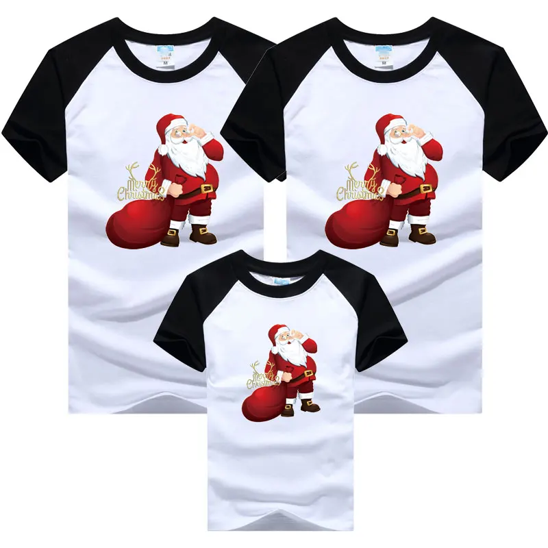 

Christmas Family Matching Clothes Mommy Daddy And Me Clothes T-shirt Mother And Daughter Matching Family Outfits Look