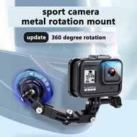 sports camera motorcycle helmets brackets base 360 rotation multi ways adjustable go pro 9 helmet mounts motor rally car holder