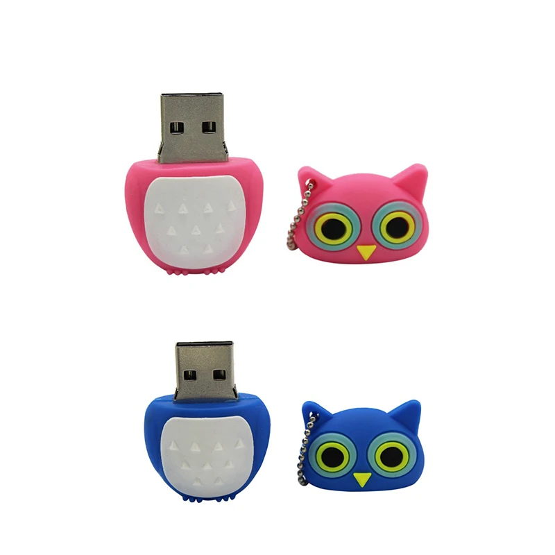 USB flash drive 64gb pendrive 128gb memory stick cartoon animal pen 4g 8g 16g 32g mini disk cute bee/fox usb | Компьютеры и офис