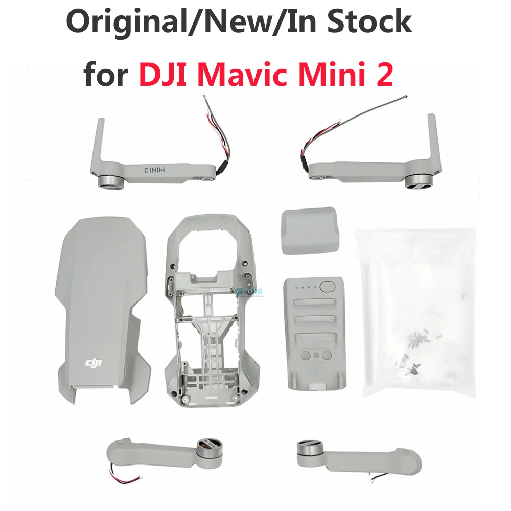 Оригинальный комплект винтов рычага двигателя для DJI Mini 2 верхняя крышка средняя