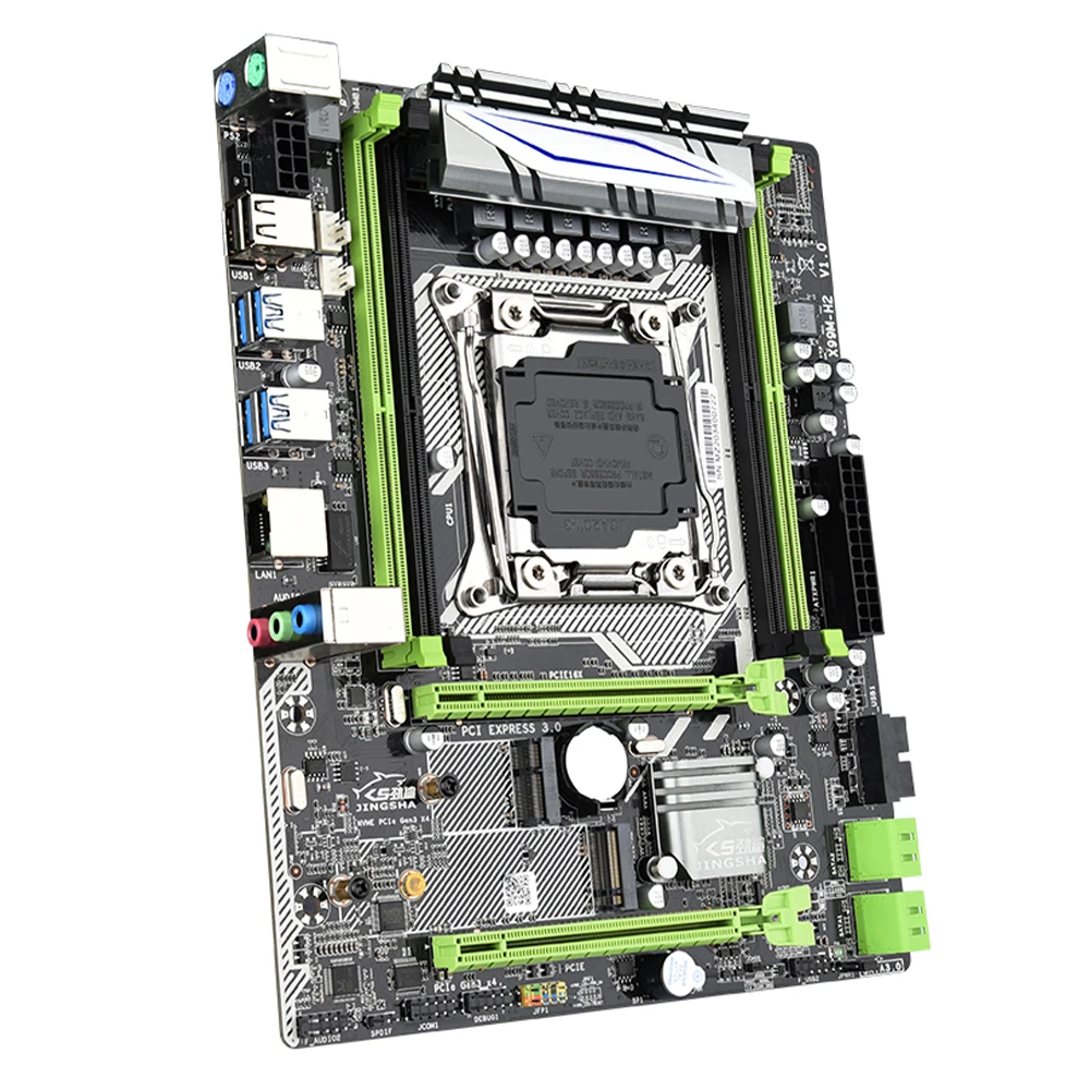 Bestellen X99M-H2 LGA2011-V3 Professionelle 4 Kanal DDR4 Desktop-Computer Motherboard Modul USB 3,0 M.2 WIFI NUME M.2 PCI-E 16X * 2
