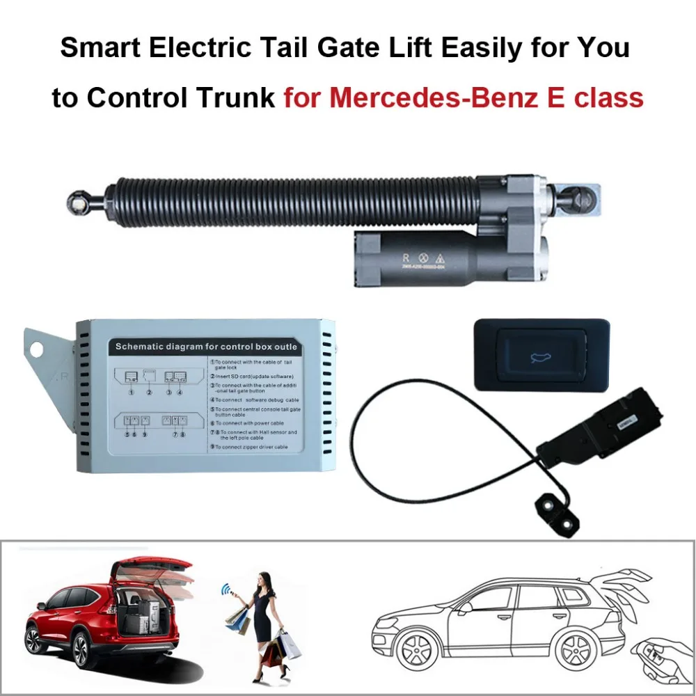 Автомобильный умный Электрический подъемник для задних ворот Mercedes-Benz E class 2012-2015