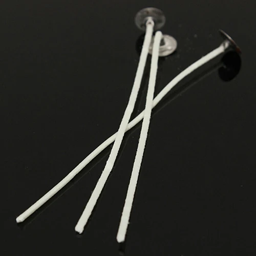 

30Pcs 10cm Candle Wicks for Candle Making Low-Smoke Waxed Wick with Sustainer Non-Toxic Cotton Core Candle Wicks Candle Material