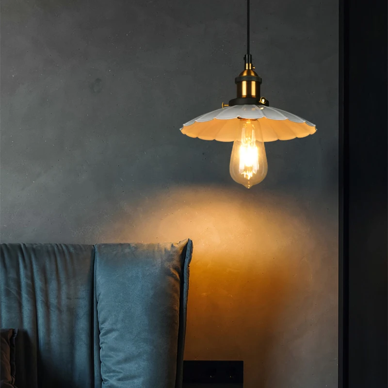 Винтажные подвесные светильники в стиле индастриал скандинавский Ретро