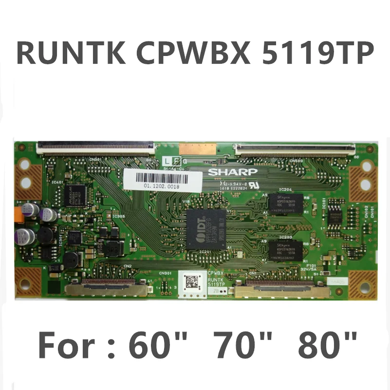 Абсолютно новый оригинальный для логической платы Sharp RUNTK CPWBX 5119TP 60 дюймов 70 80