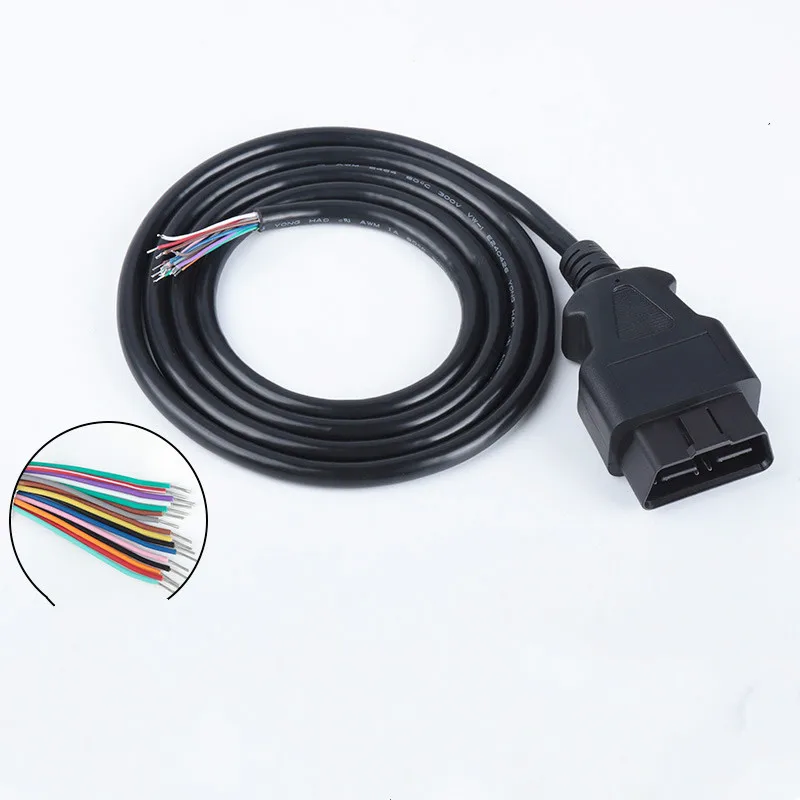 AZGIANT OBD2 16Pin Женский удлинитель открывающийся кабель автомобильный