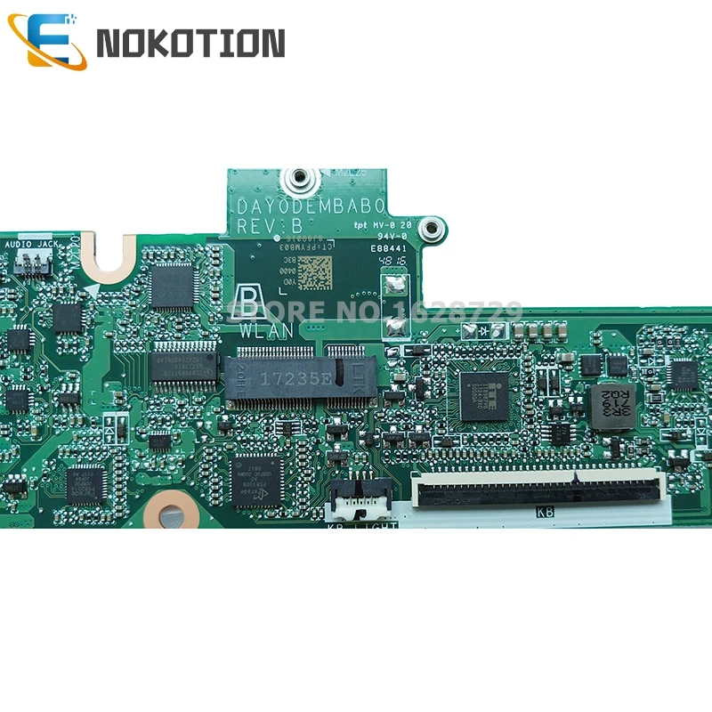 NOKOTION 861993-601 861993-001 861993-501 для спектр X360 13-4000 13-4172NA Материнская плата ноутбука i7-6500U Процессор 8 Гб Оперативная память