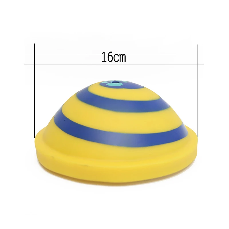 16cm Игрушки для собак пищащий звучащий диск Гав планер домашние собаки интерактивный вокальный шар собака Жевательная собака зуб шар Чистая еда мяч игрушка для домашних животных - Цвет: 16cm