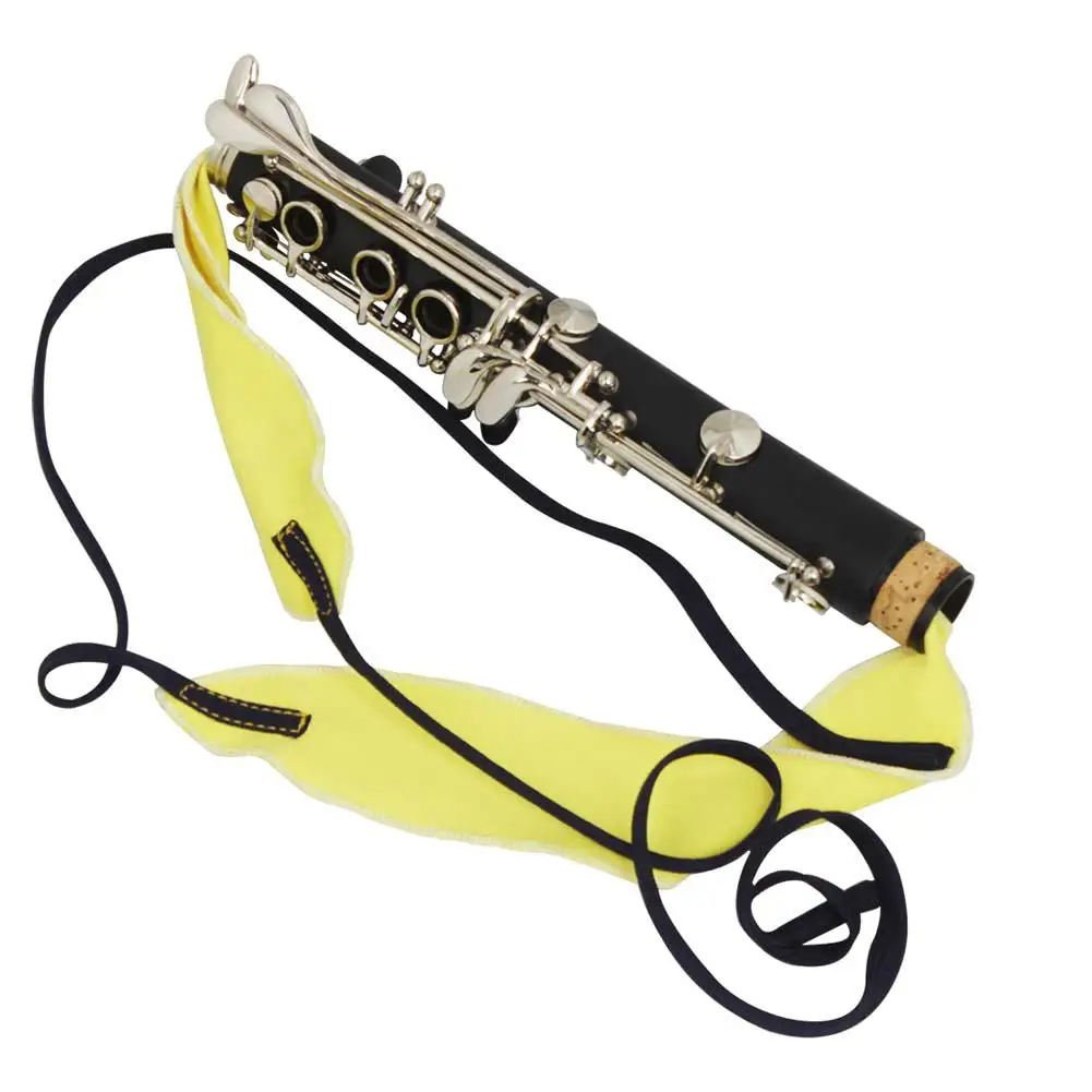 

Cleaning Swab Saxophone Black Tube Oboe Flute Trumpet Universal Long Pass Cloth Musical Instrument Accessories