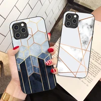 luxury marble phone case for iphone 13 12 mini 11 pro max x xr xs max 7 8 6 6s plus se 2020 soft tpu silicon bumper back cover