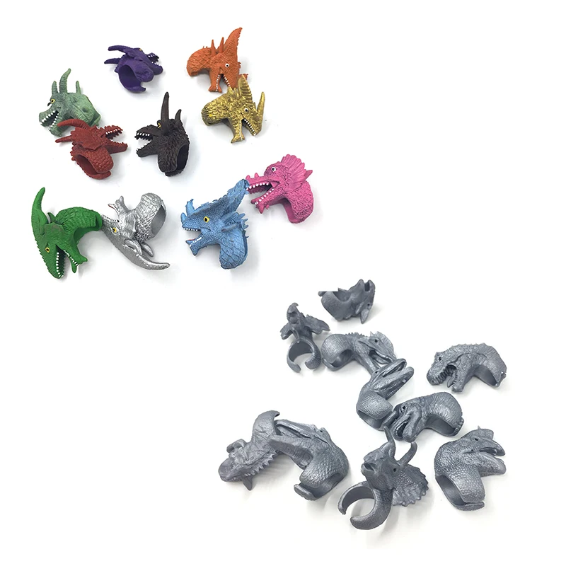 Мягкая виниловая Резина Халат с капюшоном в виде животного руку кукол рисунок