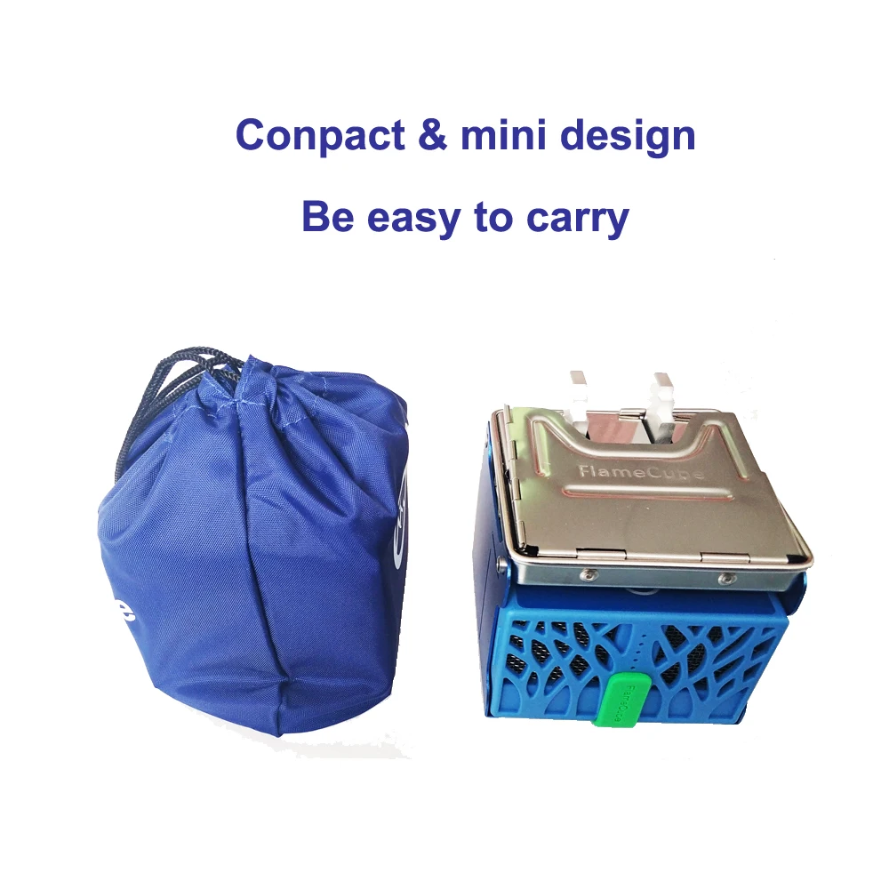 Портативная дровяная плита для кемпинга уличная Складная пешего туризма