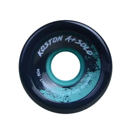 Лонгборд колеса Koston WH-019-2 Black 62х51мм 80А | Спорт и развлечения