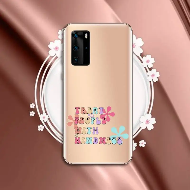 

Harry Styles Treat People With Kindness Phone Case Transparent for Huawei P honor 8 10i 20 30 40 smart 2019