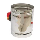 51-400 мм 201SS воздушный электромагнитный клапан, Электрический воздуховод, моторизованный Демпферная заслонка для вентиляционной трубы, обратный клапан 220 В, 12 В, 24 В