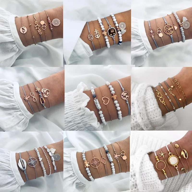 DIEZI богемный винтажный браслет со слоном деревом кисточкой женский 2019 новый с