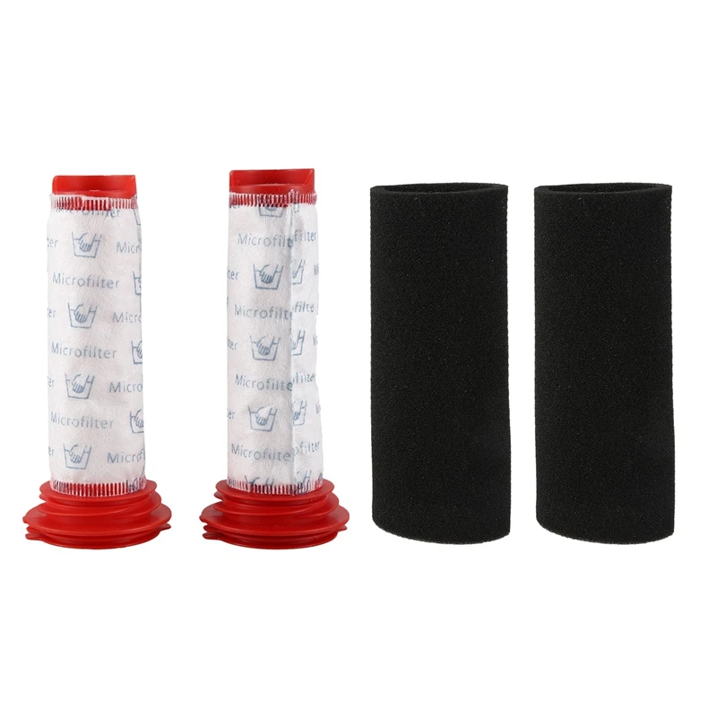 

Washable Main Stick Filter + Foam Insert for Athlet Cordless Vacuum Cleaner (2 of Each)