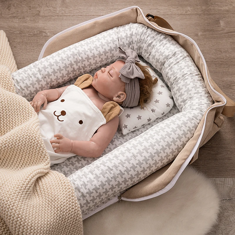 Портативная детская кроватка защитная Колыбель подушка бампер портативная