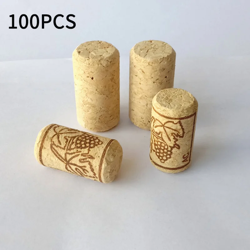 

100 Pcs Wine Corks Stopper Reusable Functional Portable Sealing Stopper for Bottle Bar Tools Kitchen AccessoriesWine Bottle