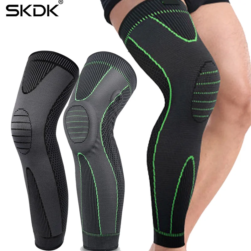 SKDK Противоскользящий удлиненный наколенник с длинным рукавом Бандаж