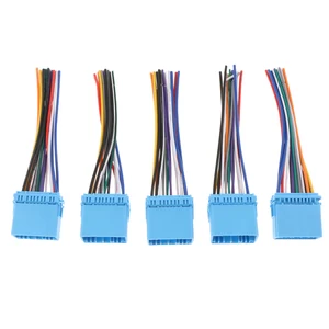 5 шт., автомобильный стерео радиоприемник, разъем для адаптера жгута проводов для BuickHondaMazdaSUZUKI switonesTianyuChevrolet и т. д. 150x35 мм, новинка 2019