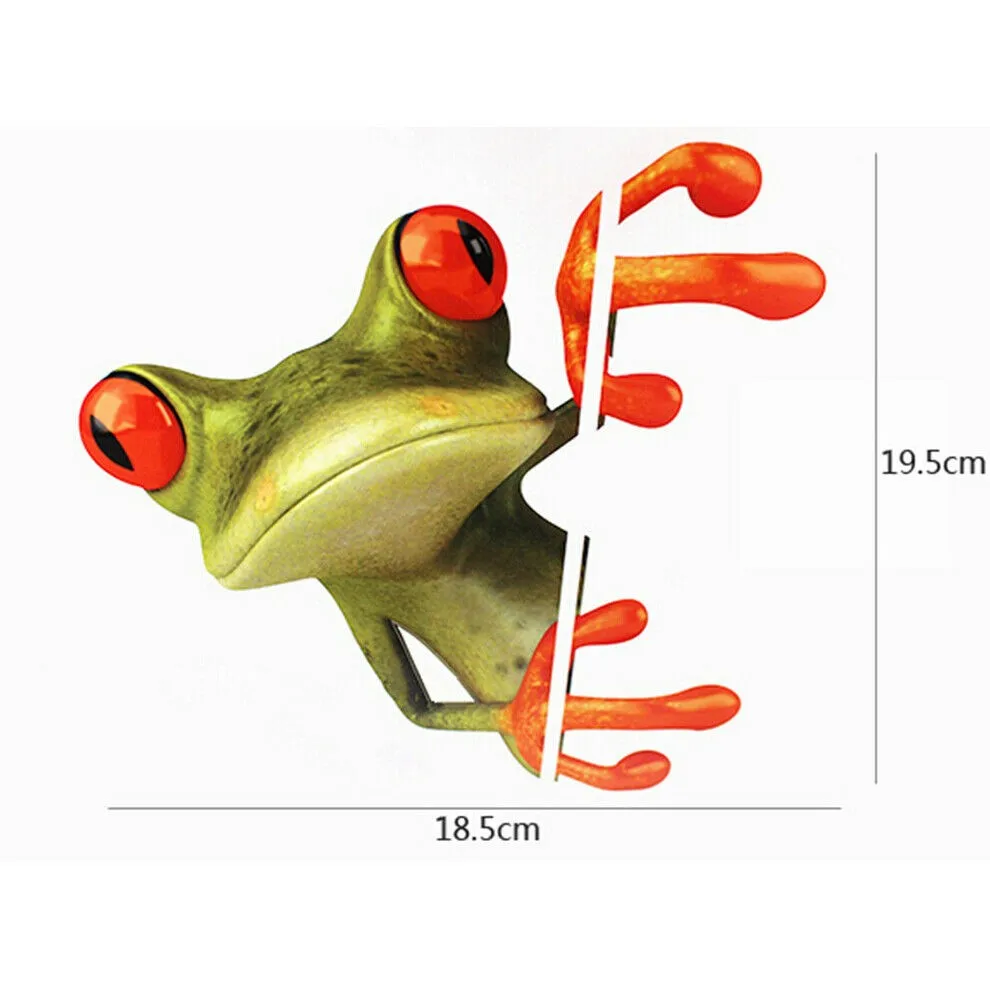 3D мультяшный Пеп лягушка грузовик окно наклейка автомобильная клейкая