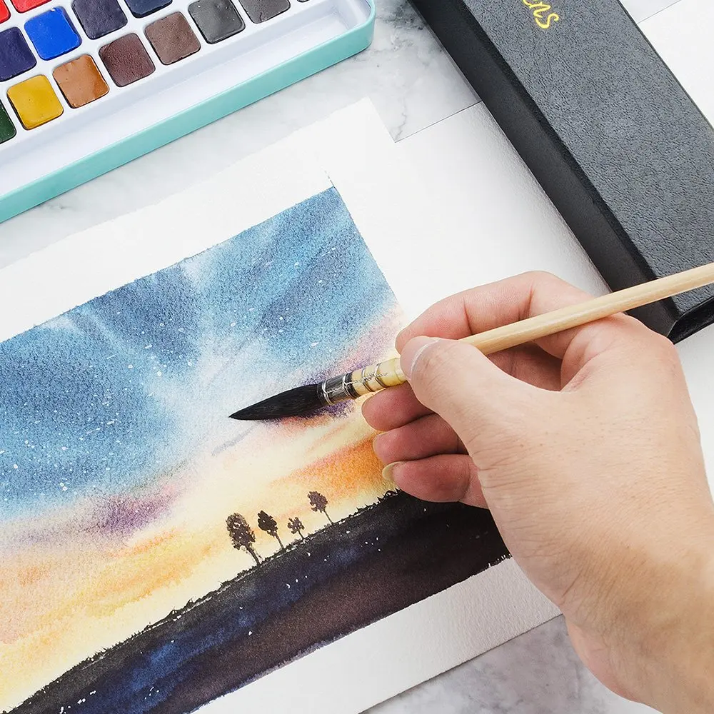 Кисть для акварели Paul Rubens держатель лака/товары рукоделия дерево разные