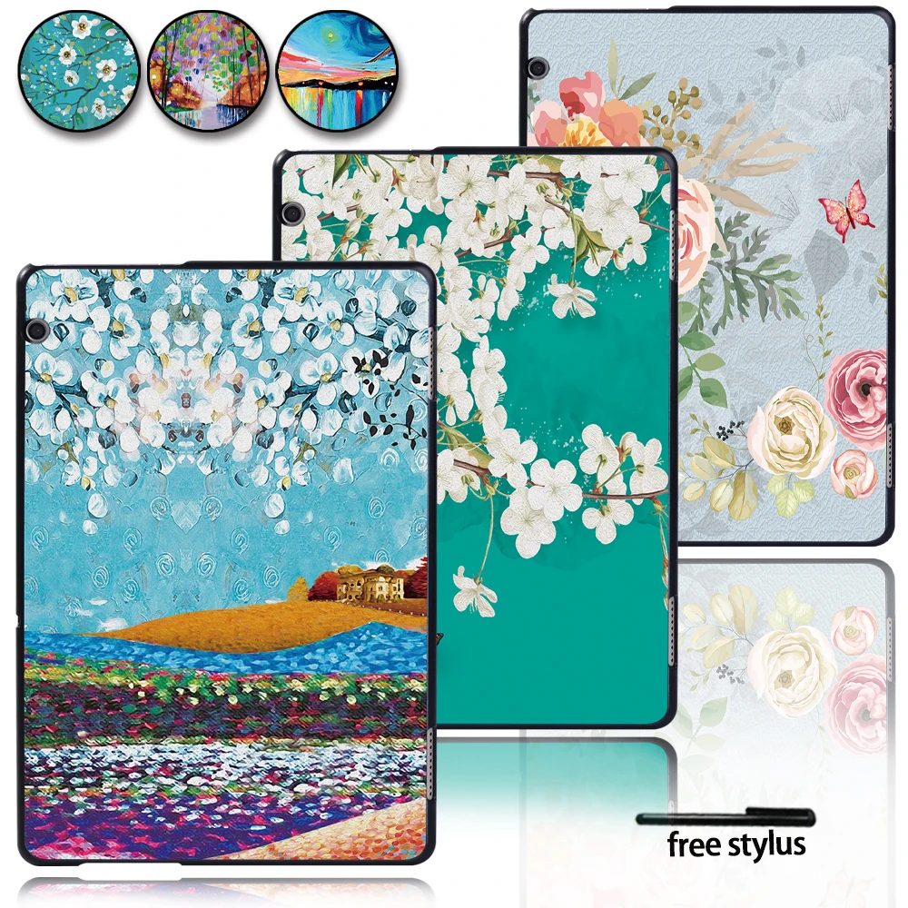 Пластиковый защитный чехол для планшета с защитой от падения разных цветов и