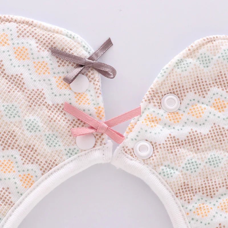 

Baby Bibs Cotton Flower Waterproof Cloth Bibs Saliva Towel Rotating Baby Babador Feeding Smock Infant Burp Cloths Bandana Bibs