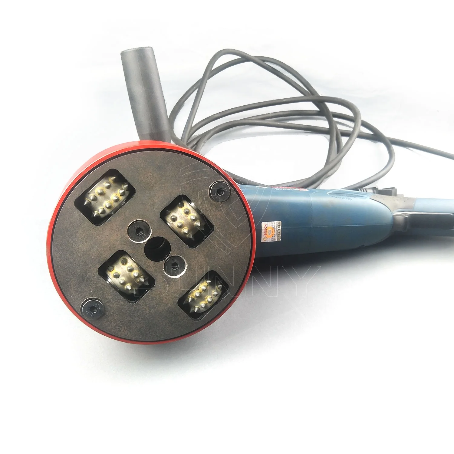

1200W electric handheld bush hammer angle grinder