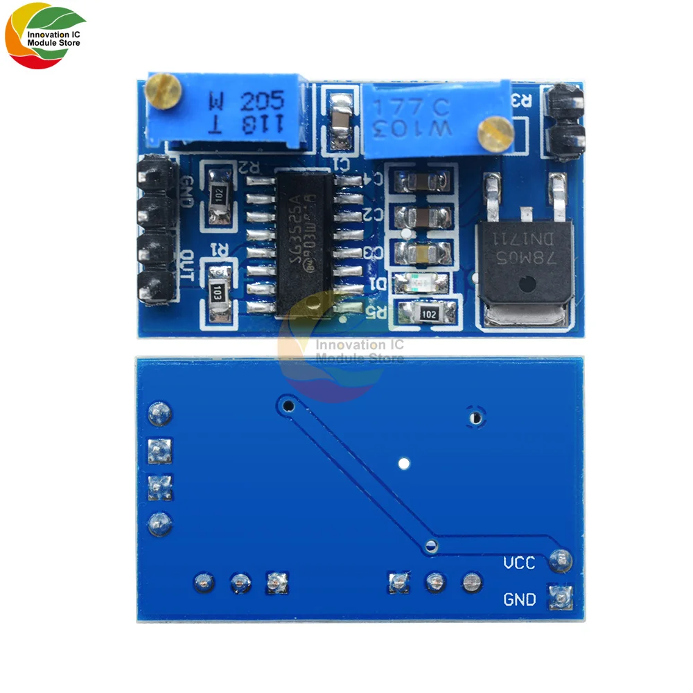 SG3525 SG3525A 78M05 модуль ШИМ-контроллера Регулируемый Частотный резистор 100-400 кГц 8 В-12
