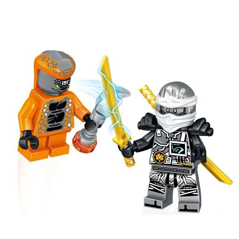 

Children 24 Phantom Series Assembled Ninja Minifigures Small Particle Assembled Building Block Toys Gifts For Kids Dolls