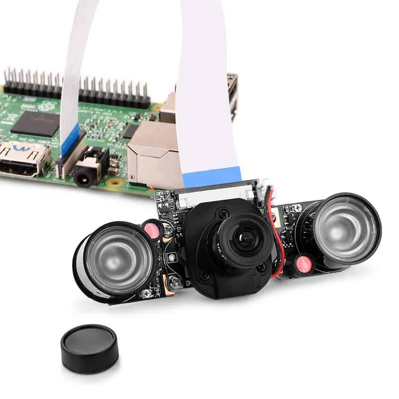 Модуль камеры ночного видения для Raspberry Pi 4 мини 5MP 1080P HD видео OV5647 сенсор
