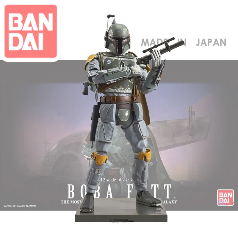 Оригинальный Bandai модель сборки 01305 Звездные войны 1/12 охотник за головами Боб Фет