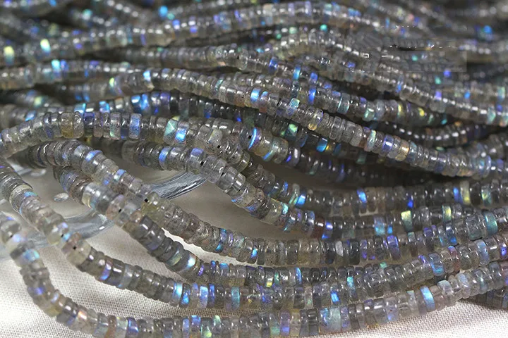 Гладкий лабрадорит 5 мм AAA для изготовления ювелирных изделий своими руками