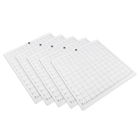 1 5 pcs cutting mat for silhouette cameo 321 standard grip12x12 inch adhesivesticky non slip flexible gridded cut mats